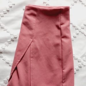 Dusty rose culotte